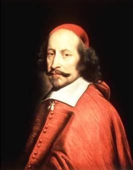 Portrait of cardinal Jules Mazarin